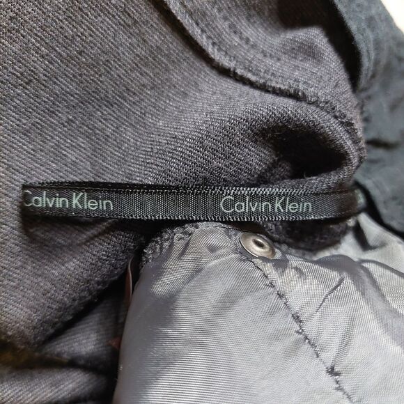 Womans Calvin Klein sz 4 Gray Dress Pants - Picture 9 of 11